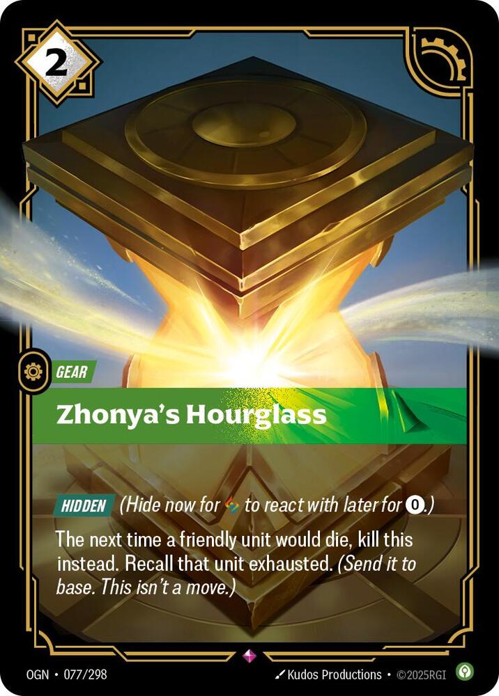 Zhonya's Hourglass OGN