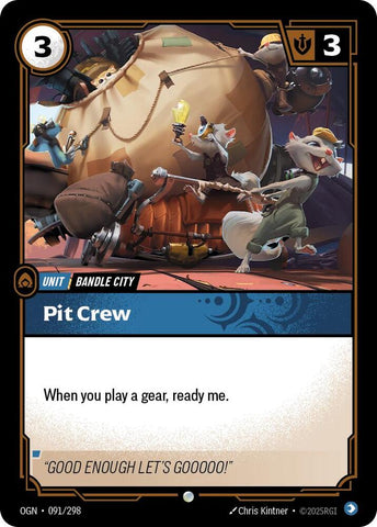 Pit Crew OGN #091/298 (Common) [Riftbound: Origins]