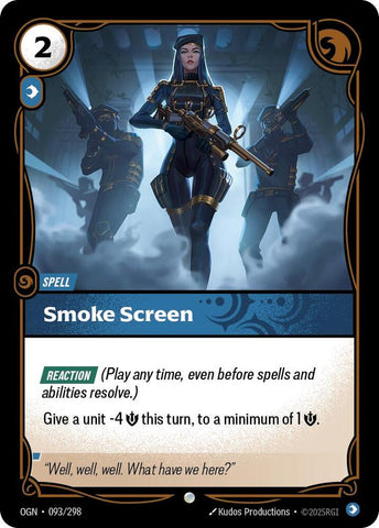 Smoke Screen OGN #093/298 (Common) [Riftbound: Origins]