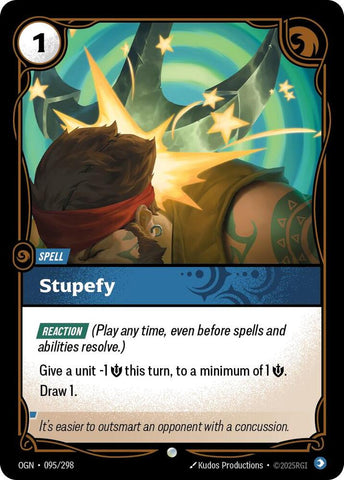 Stupefy OGN #095/298 (Common) [Riftbound: Origins]