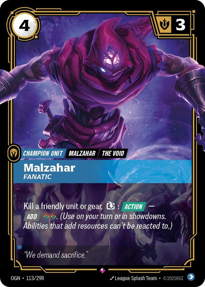 Malzahar - Fanatic OGN