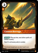 Cannon Barrage OGN
