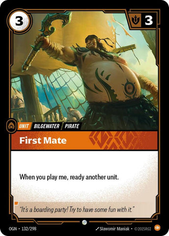 First Mate OGN #132/298 (Common) [Riftbound: Origins]