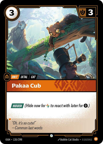 Pakaa Cub OGN #135/298 (Common) [Riftbound: Origins]