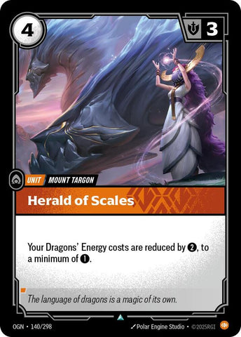 Herald of Scales OGN #140/298 (Uncommon) [Riftbound: Origins]