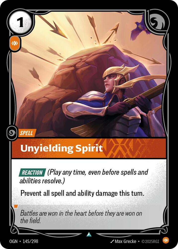 Unyielding Spirit OGN