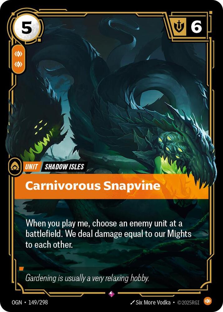 Carnivorous Snapvine OGN