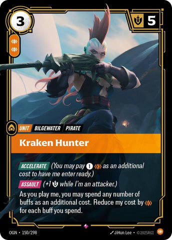 Kraken Hunter OGN #150/298 (Rare) [Riftbound: Origins]