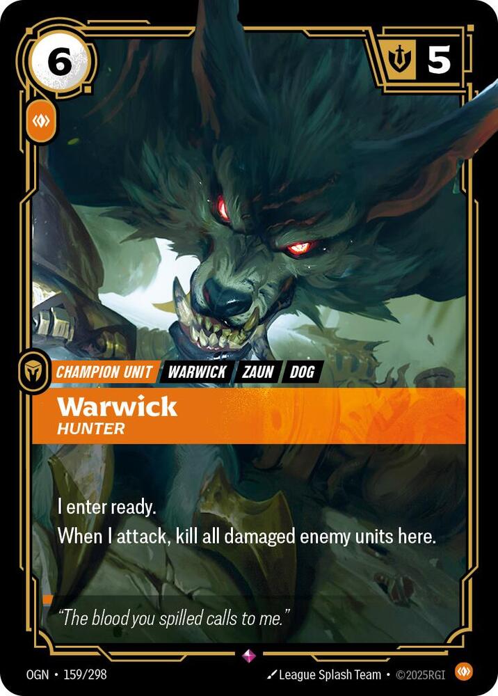 Warwick - Hunter OGN