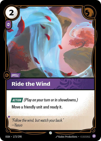 Ride the Wind OGN #173/298 (Common) [Riftbound: Origins]