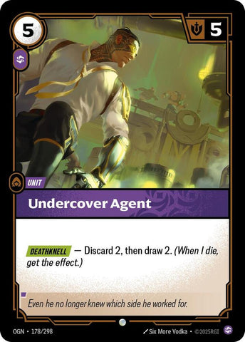 Undercover Agent OGN #178/298 (Common) [Riftbound: Origins]