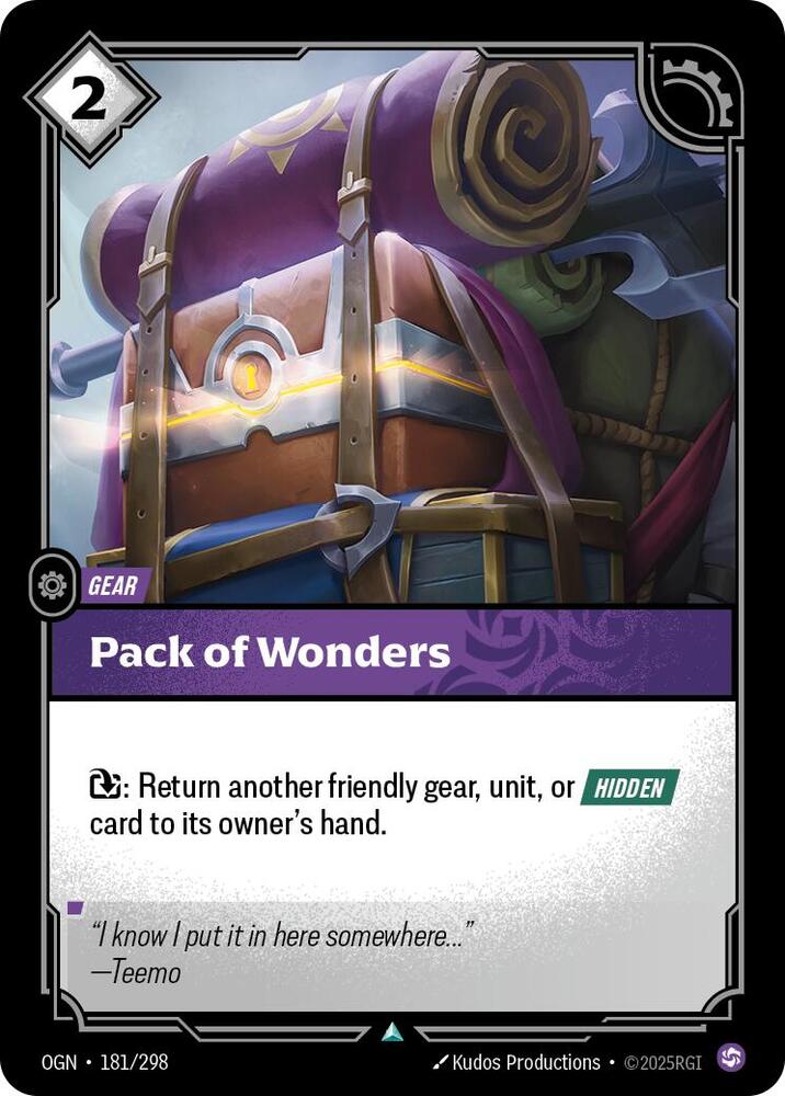 Pack of Wonders OGN