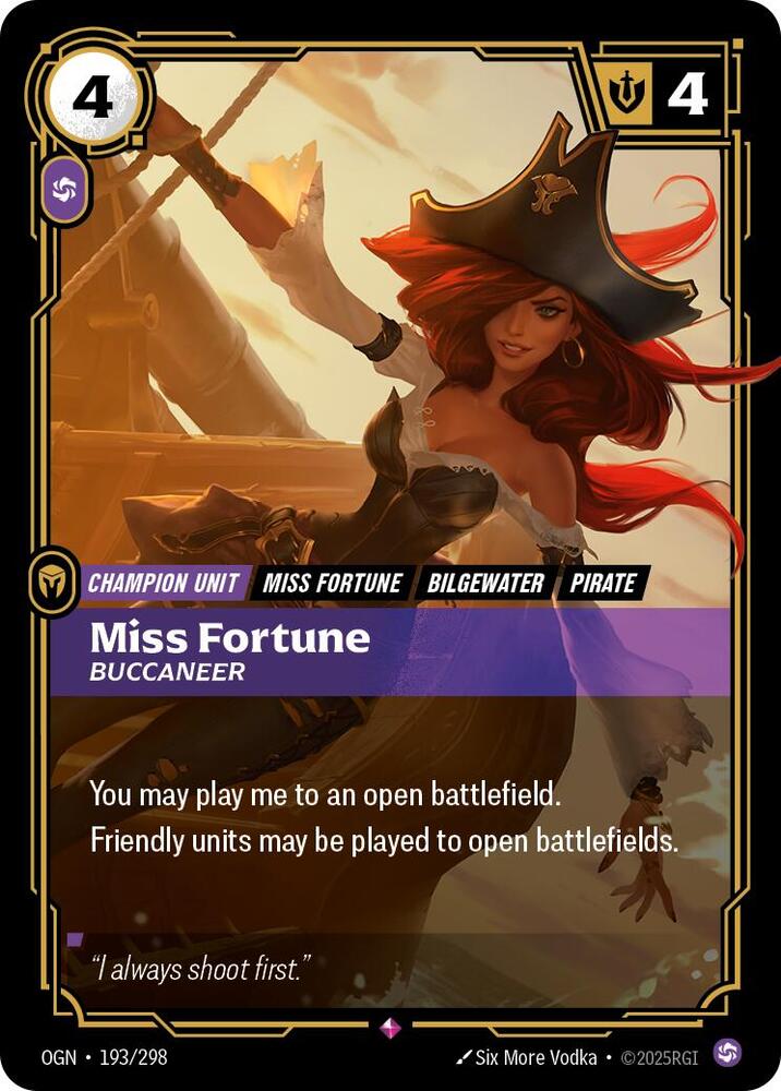 Miss Fortune - Buccaneer OGN