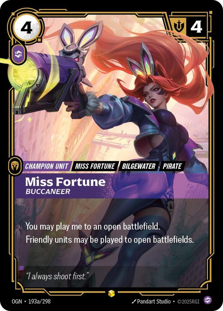 Miss Fortune - Buccaneer (Alternate Art) OGN
