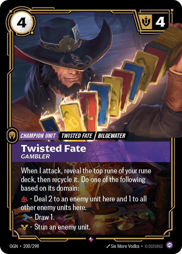 Twisted Fate - Gambler OGN