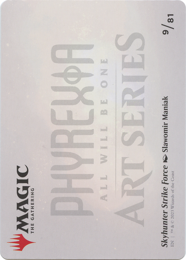 Skyhunter Strike Force // Skyhunter Strike Force (AONE-009) - Phyrexia: All Will Be One Art Series (Borderless)