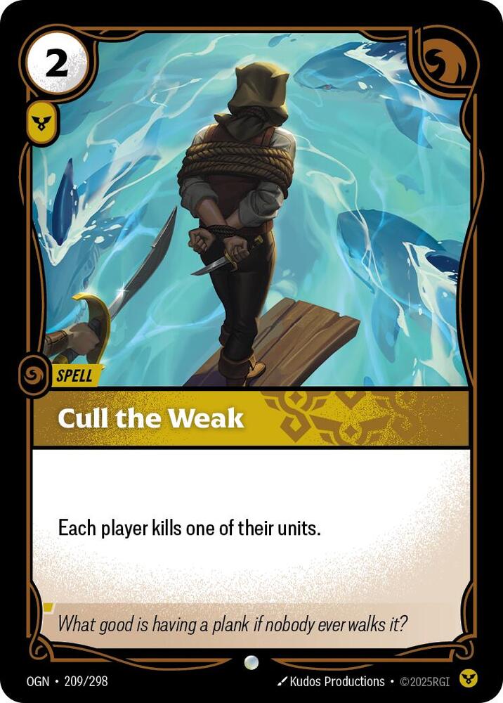 Cull the Weak OGN
