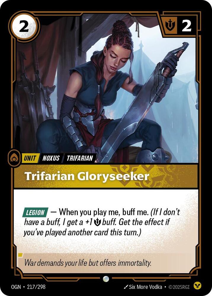 Trifarian Gloryseeker OGN