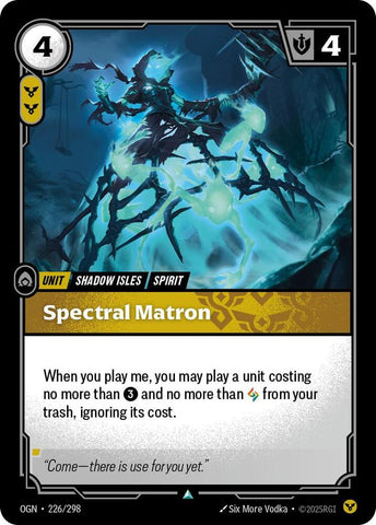 Spectral Matron OGN #226/298 (Uncommon) [Riftbound: Origins]