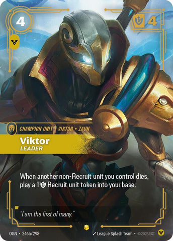Viktor - Leader (Alternate Art) OGN #246a/298 [Riftbound: Origins]