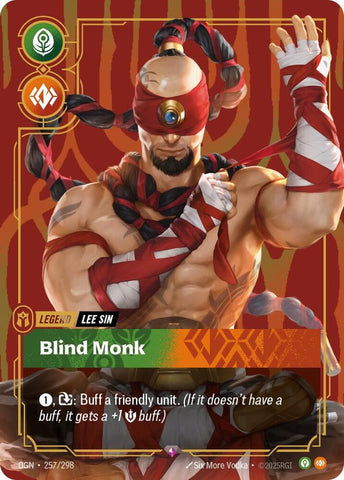 Lee Sin - Blink Monk OGN #257/298 (Rare) [Riftbound: Origins]