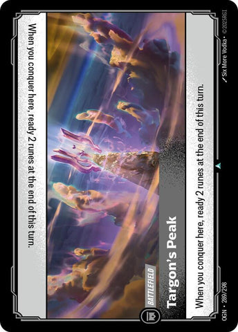 Targon's Peak OGN #289/298 (Uncommon) [Riftbound: Origins]