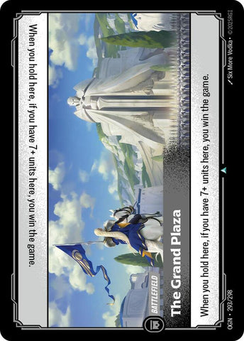 The Grand Plaza OGN #293/298 (Uncommon) [Riftbound: Origins]