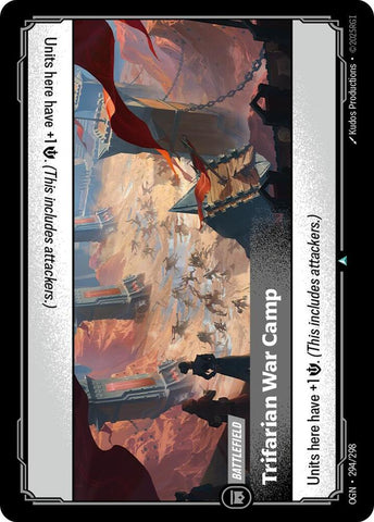 Trifarian War Camp OGN #294/298 (Uncommon) [Riftbound: Origins]