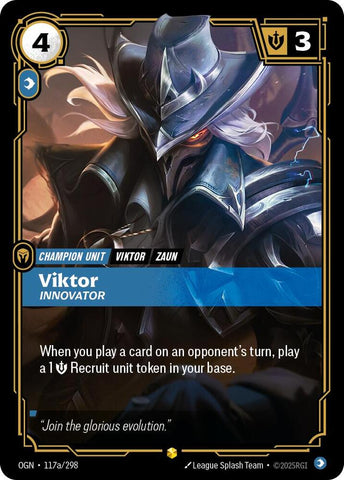Viktor - Innovator  (Alternate Art) OGN #117a/298 [Riftbound: Origins]