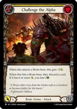 Challenge the Alpha [SUP129] (Super Slam)  Rainbow Foil