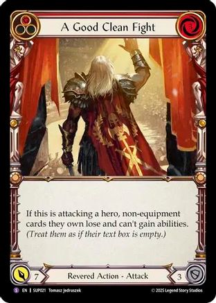 A Good Clean Fight [SUP021] (Super Slam)  Rainbow Foil