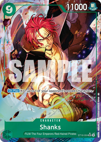 Shanks (ST16-004) (Alternate Art) [Premium Booster -The Best- Vol. 2]
