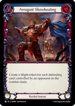 Arrogant Showboating [SUP096] (Super Slam)  Rainbow Foil