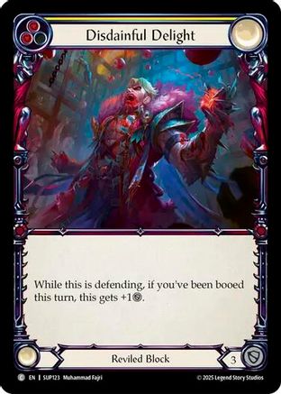 Disdainful Delight [SUP123] (Super Slam)  Rainbow Foil