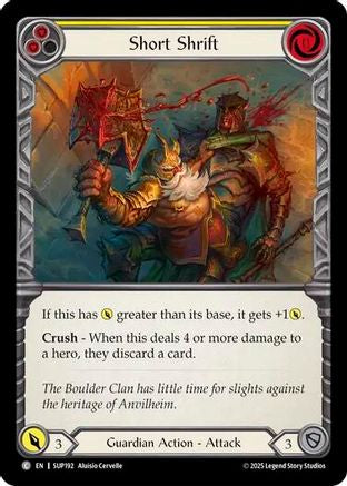 Short Shrift [SUP192] (Super Slam)  Rainbow Foil