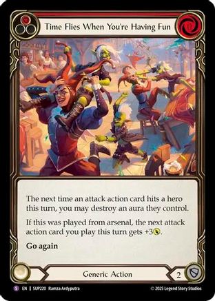 Time Flies When You're Having Fun [SUP220] (Super Slam)  Rainbow Foil