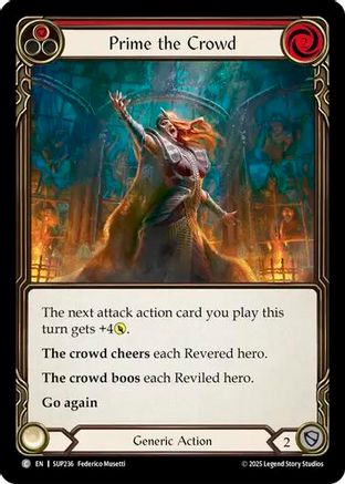 Prime the Crowd (Red) [SUP236] (Super Slam)