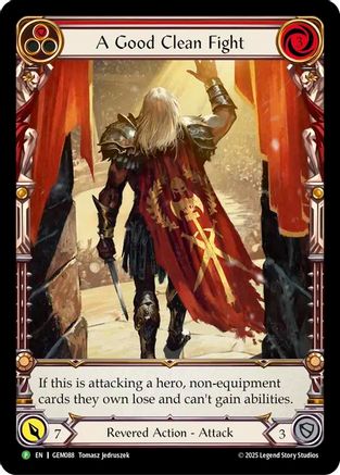 A Good Clean Fight [GEM088] (GEM Pack 3)  Rainbow Foil