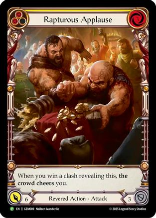 Rapturous Applause [GEM089] (GEM Pack 3)  Rainbow Foil