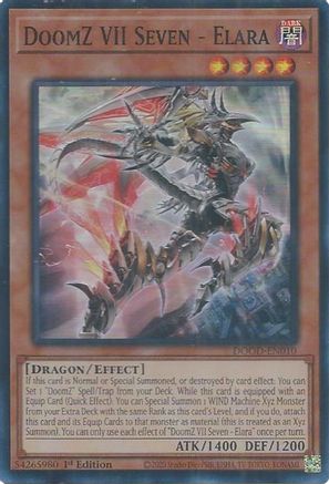 DoomZ VII Seven - Elara (DOOD-EN010) - Doom of Dimensions 1st Edition