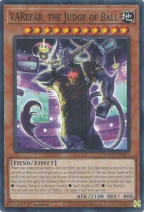 VARefar, the Judge of Ball (DOOD-EN027) - Doom of Dimensions 1st Edition