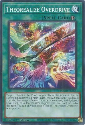 Theorealize Overdrive (DOOD-EN059) - Doom of Dimensions 1st Edition