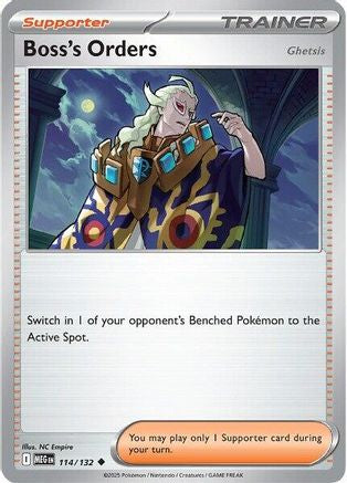 Boss's Orders (114/132) [Ghetsis] [Mega Evolution: Base Set]