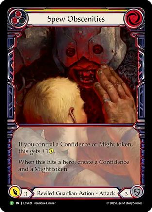 Spew Obscenities [LGS421] (Promo)  Cold Foil