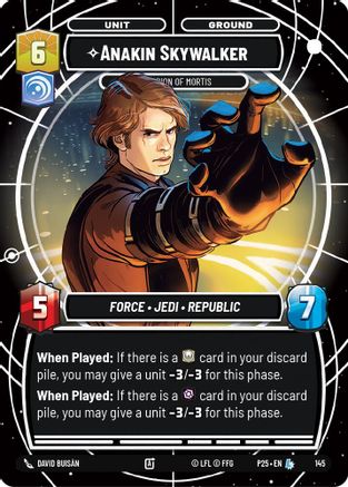 Anakin Skywalker - Champion of Mortis (145) (145) [Sector and Regional Promos: Season 1]