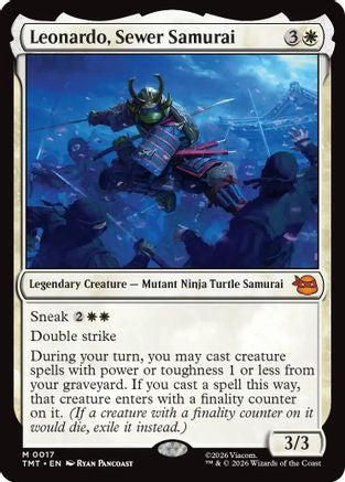 Leonardo, Sewer Samurai [Teenage Mutant Ninja Turtles]