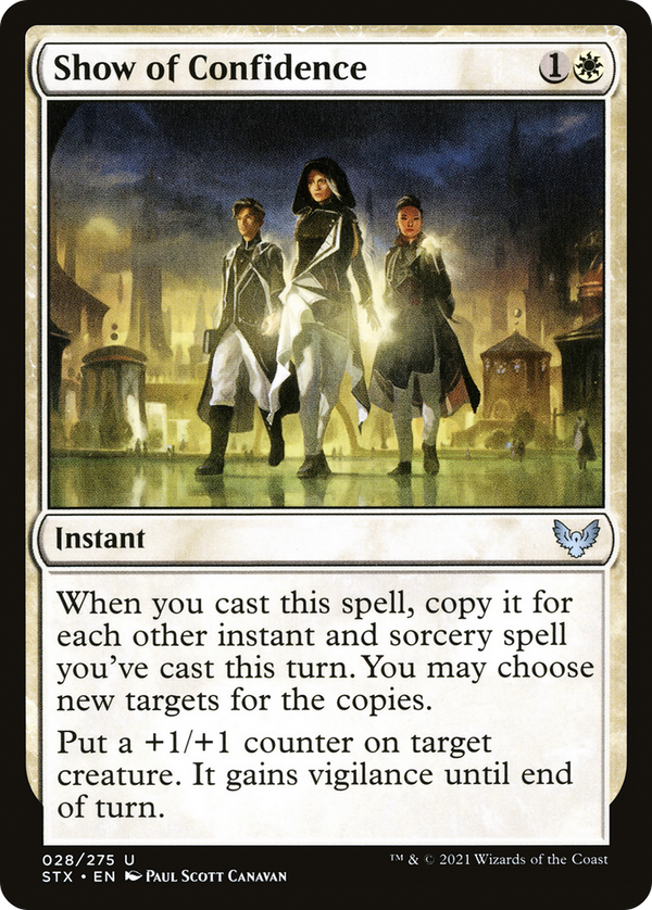 Show of Confidence [Strixhaven: School of Mages]