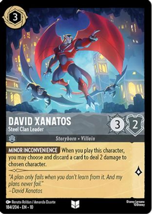 David Xanatos - Steel Clan Leader (184/204) [Whispers in the Well]