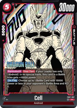 Cell (FB07-007) - Manga Booster 02 Holofoil
