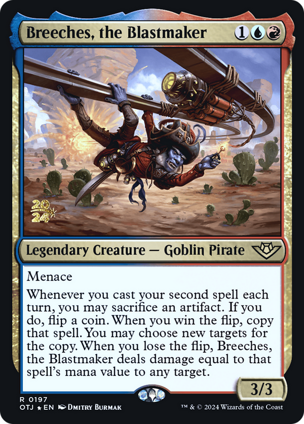 Breeches, the Blastmaker [Outlaws of Thunder Junction Prerelease Promos]